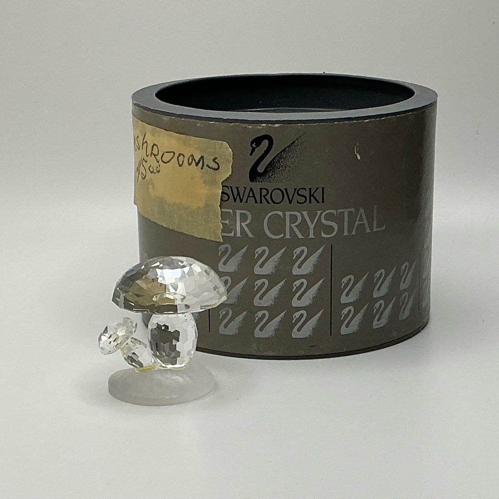 Swarovski Crystal Mushrooms